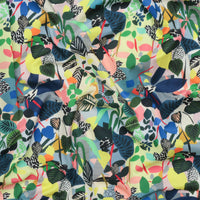 Kitty McCall - Cotton - Vibrant Botanica - Jungle Leaves - Earthy