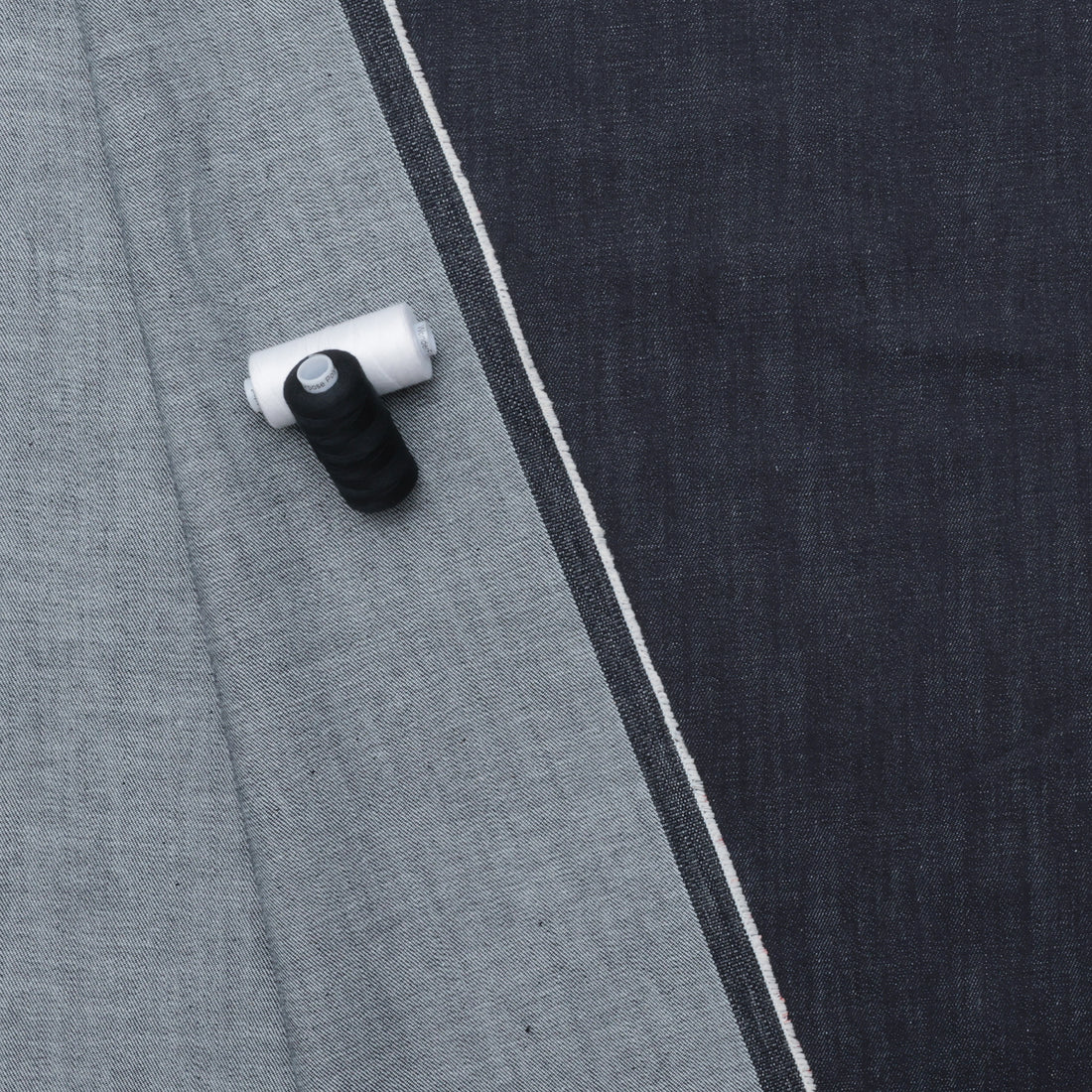 Cotton - Italian Stretch Denim - Medium - Dark Indigo