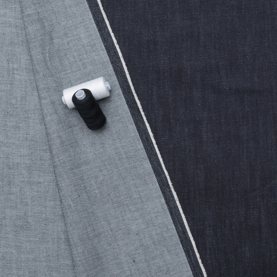 Cotton - Italian Stretch Denim - Medium - Dark Indigo