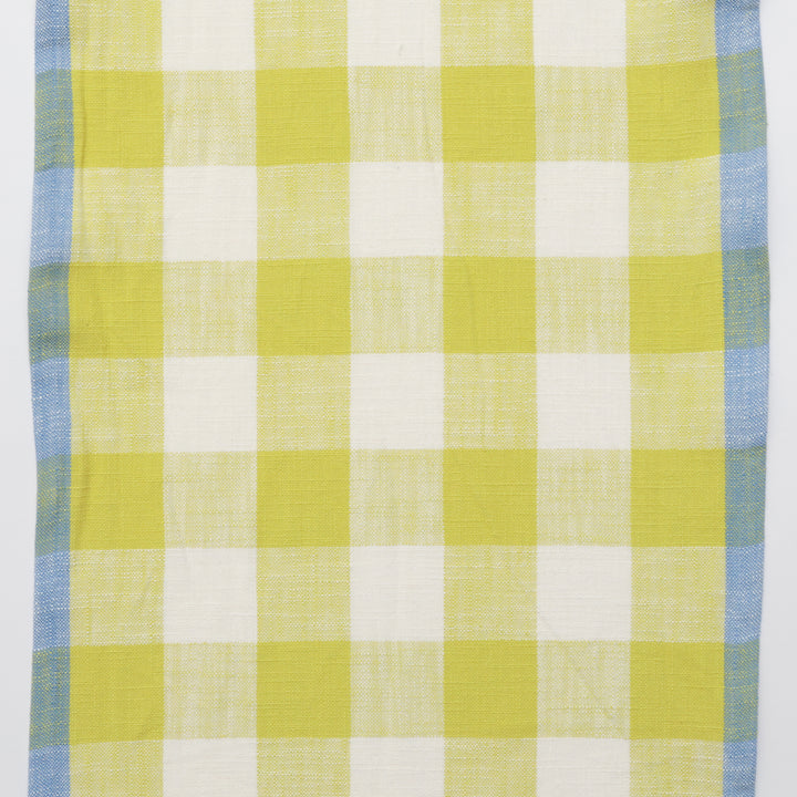 Ruby Star - Cotton - Sunshine Toweling - Checker - Citron