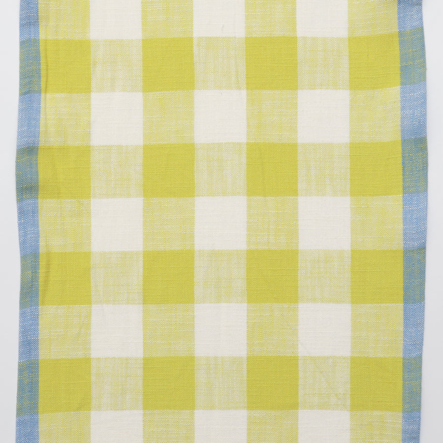 Ruby Star - Cotton - Sunshine Toweling - Checker - Citron