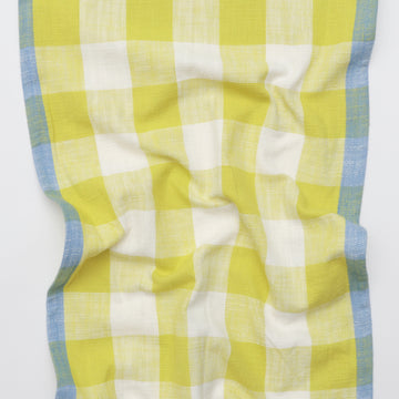 Ruby Star - Cotton - Sunshine Toweling - Checker - Citron