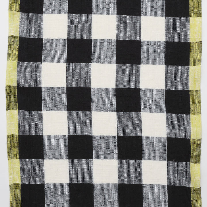 Ruby Star - Cotton - Sunshine Toweling - Checker - Black