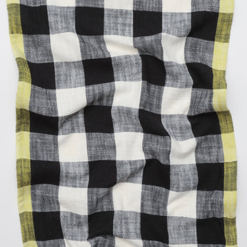 Ruby Star - Cotton - Sunshine Toweling - Checker - Black
