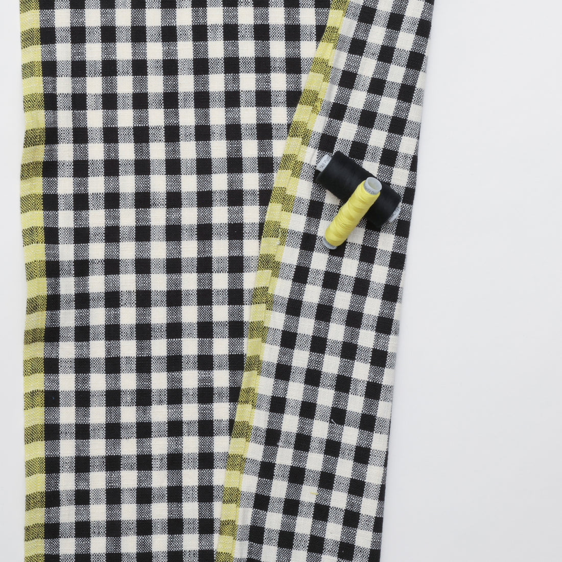Ruby Star - Cotton - Sunshine Toweling - Small Checker - Black