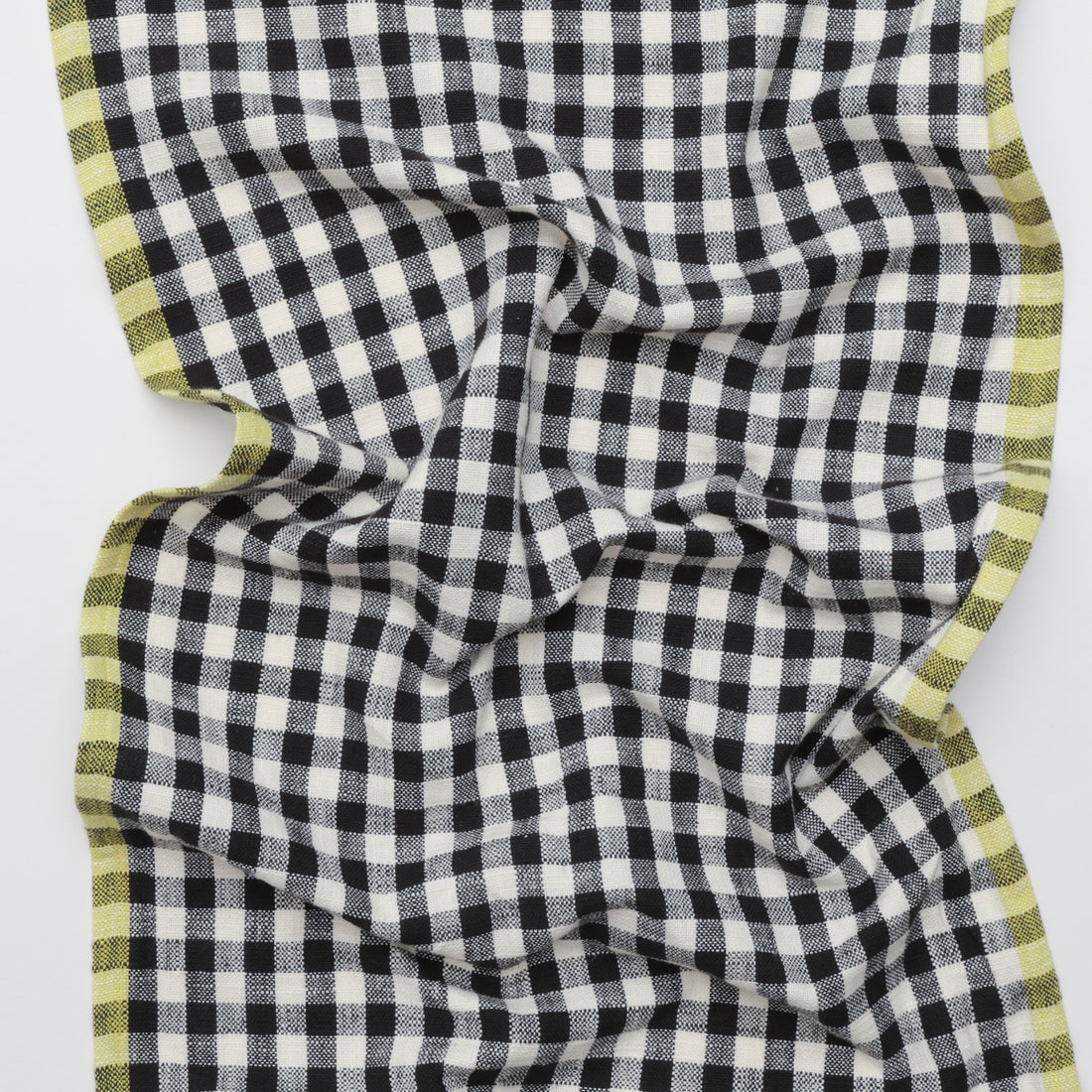 Ruby Star - Cotton - Sunshine Toweling - Small Checker - Black
