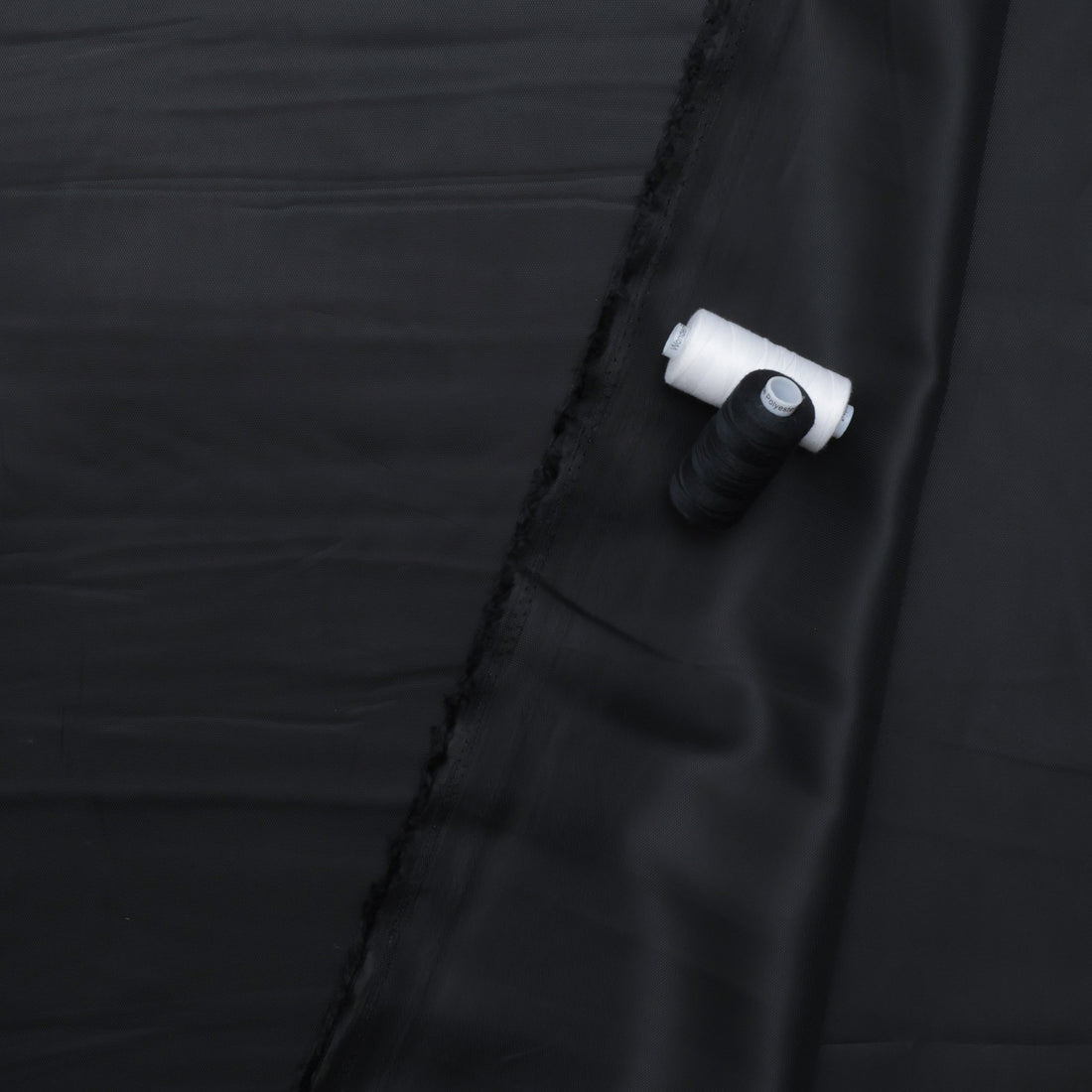 Poly Viscose - Lining - Diamond Grid - Black