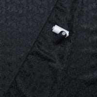 Poly Viscose - Lining - Bold Paisley - Black