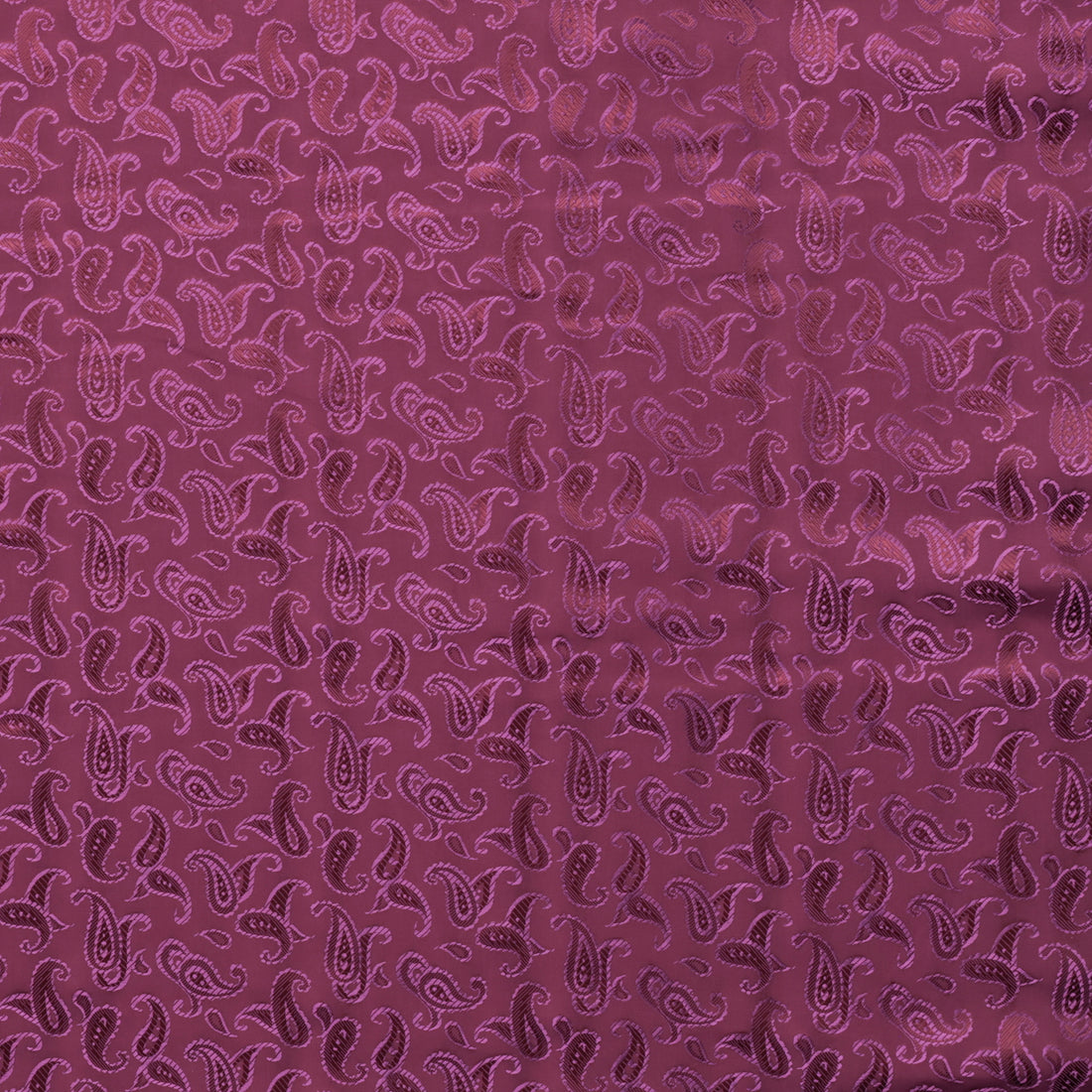 Poly Viscose - Lining - Bold Paisley - Maroon