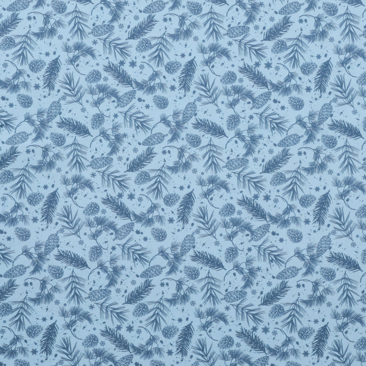 Camelot - Cotton - Winter Land - Winters Treasures - Blue