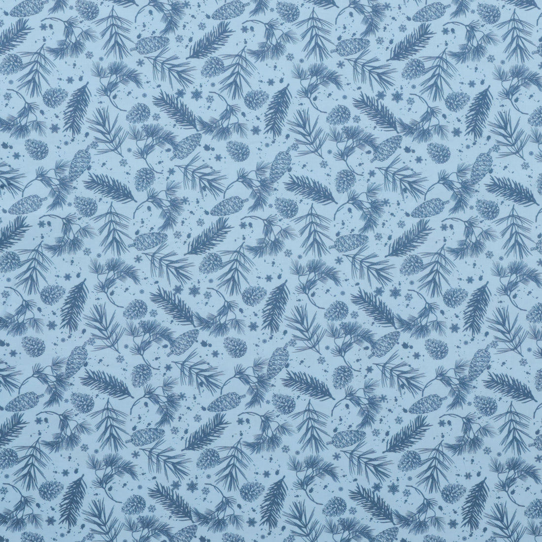 Camelot - Cotton - Winter Land - Winters Treasures - Blue
