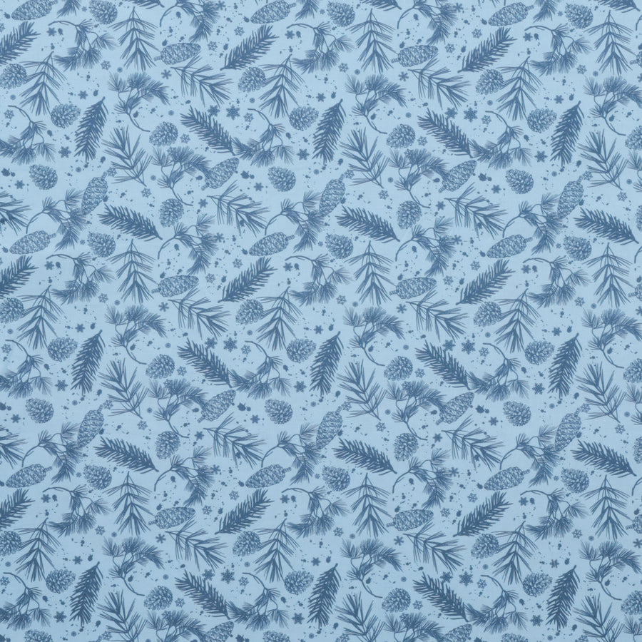 Camelot - Cotton - Winter Land - Winters Treasures - Blue