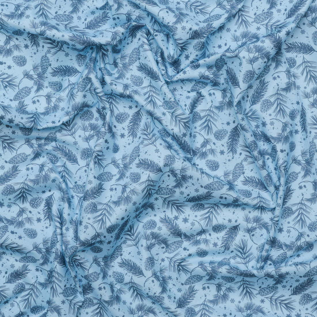 Camelot - Cotton - Winter Land - Winters Treasures - Blue