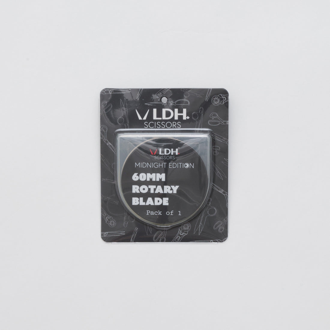 LDH - Rotary Blades - 60mm - Midnight Edition - Pack of 1