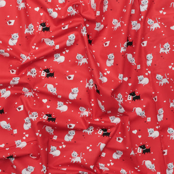 Moda - Cotton - Funny Valentine - Kitty Love