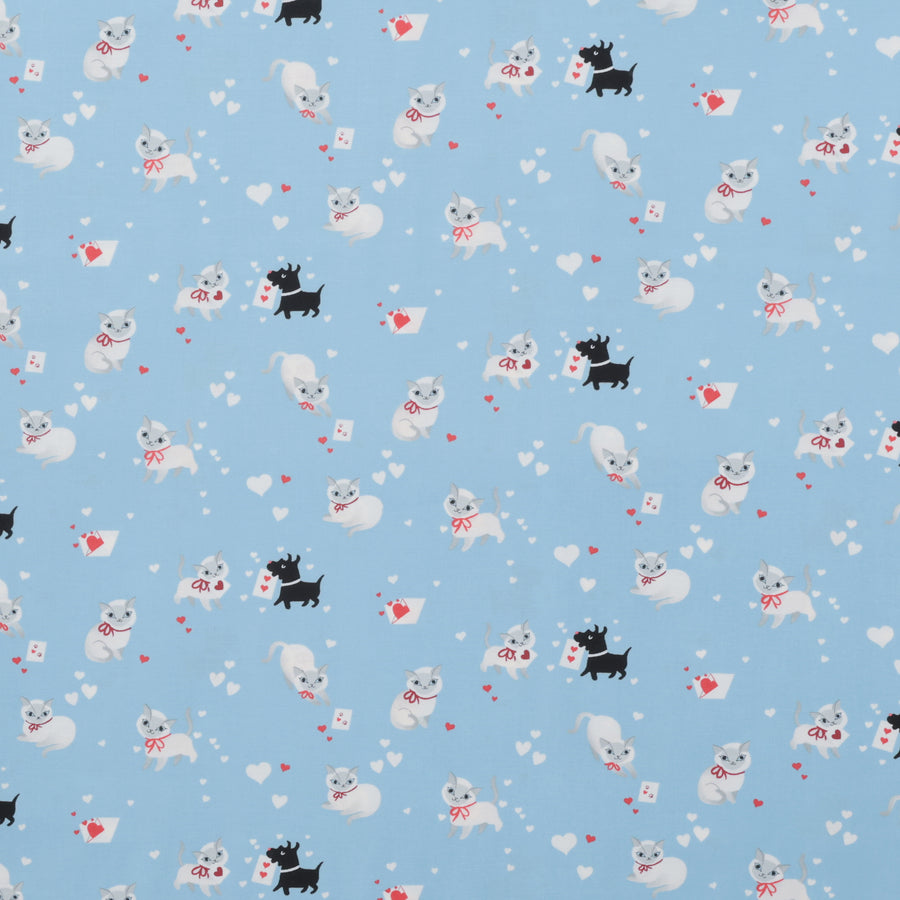 Moda - Cotton - Funny Valentine - Kitty Sky