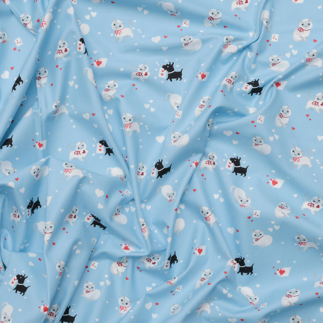 Moda - Cotton - Funny Valentine - Kitty Sky