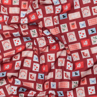 Moda - Cotton - Funny Valentine - Stamps - Rose