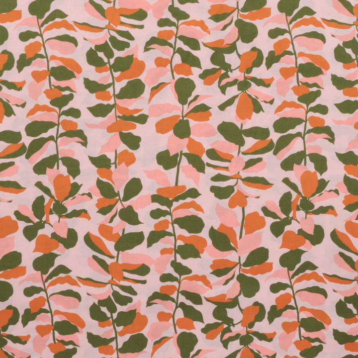 Ruby Star - Cotton - Calathea - Fiddle Leaf - Sweet Pink