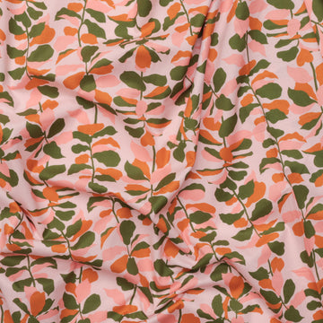 Ruby Star - Cotton - Calathea - Fiddle Leaf - Sweet Pink