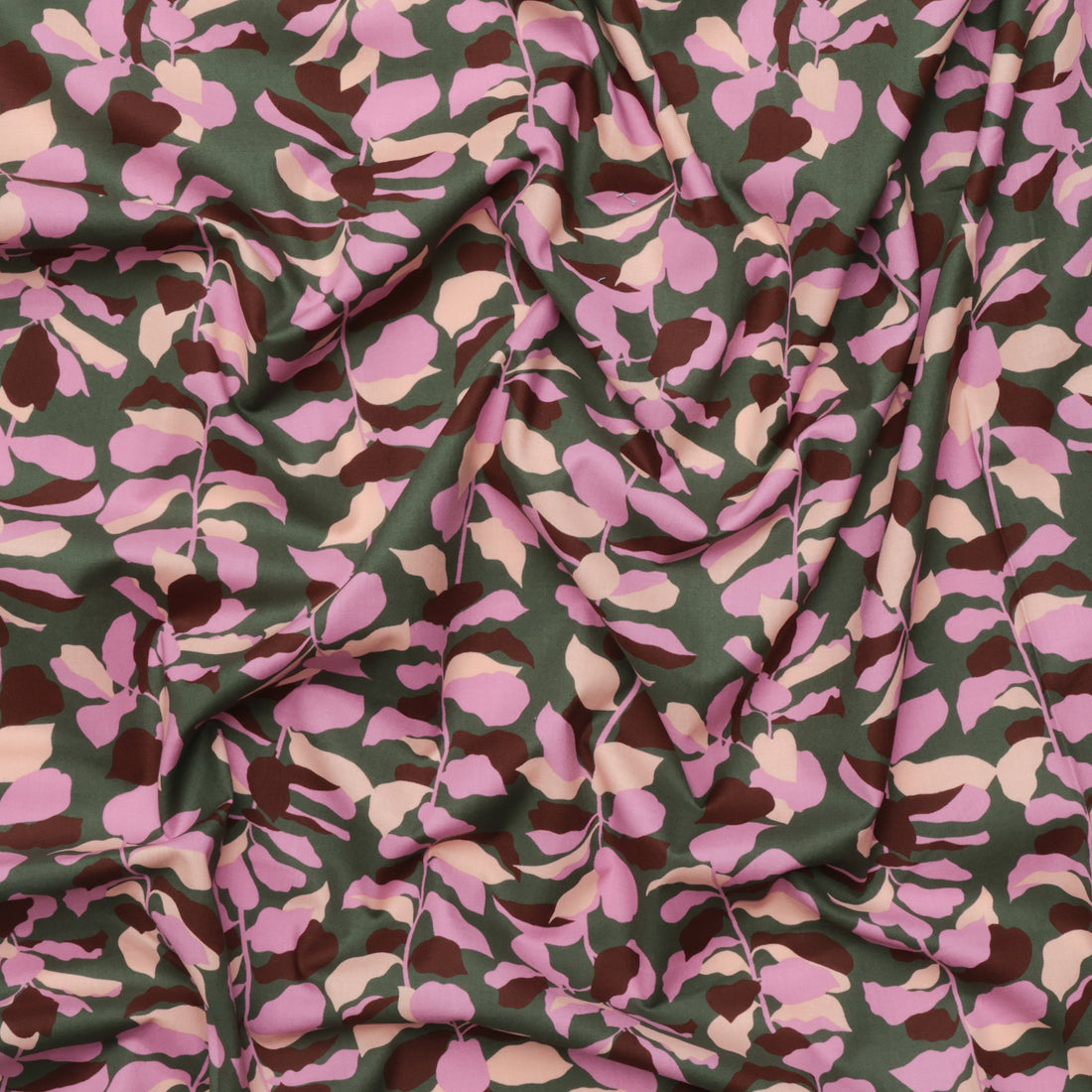 Ruby Star - Cotton - Calathea - Fiddle Leaf - Seaweed