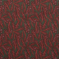 Ruby Star - Cotton - Calathea - Leaves - Cocoa