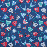 Kanvas Studio - Flannel - Winter Wonders - Cozy Hats - Navy