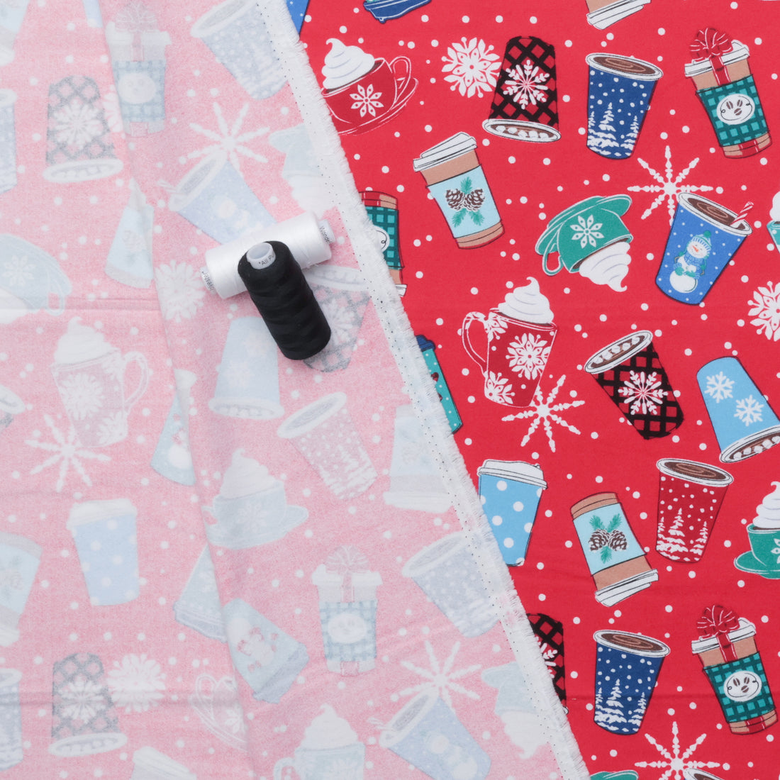 Kanvas Studio - Flannel - Winter Wonders - Hot Cocoa - Red