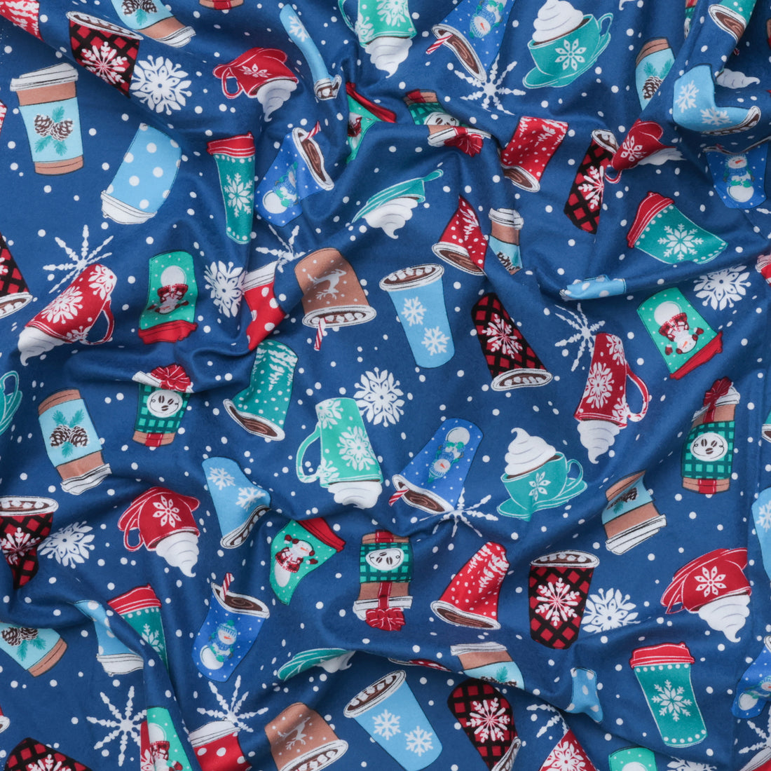 Kanvas Studio - Flannel - Winter Wonders - Hot Cocoa - Navy