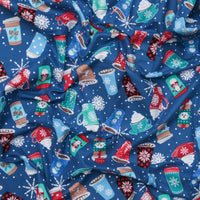 Kanvas Studio - Flannel - Winter Wonders - Hot Cocoa - Navy