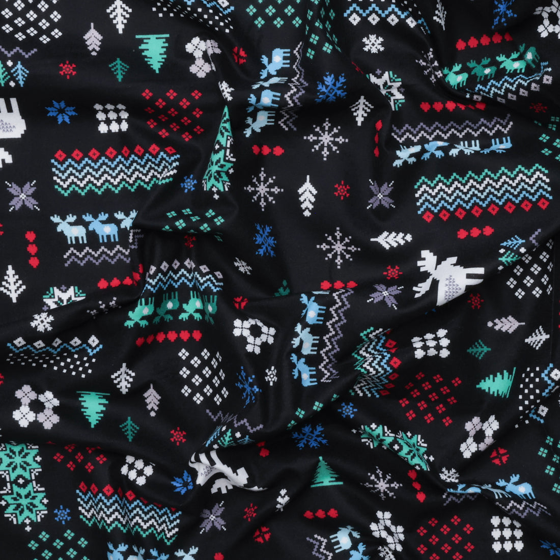 Kanvas Studio - Flannel - Winter Wonders - Happy Snowmen - Black