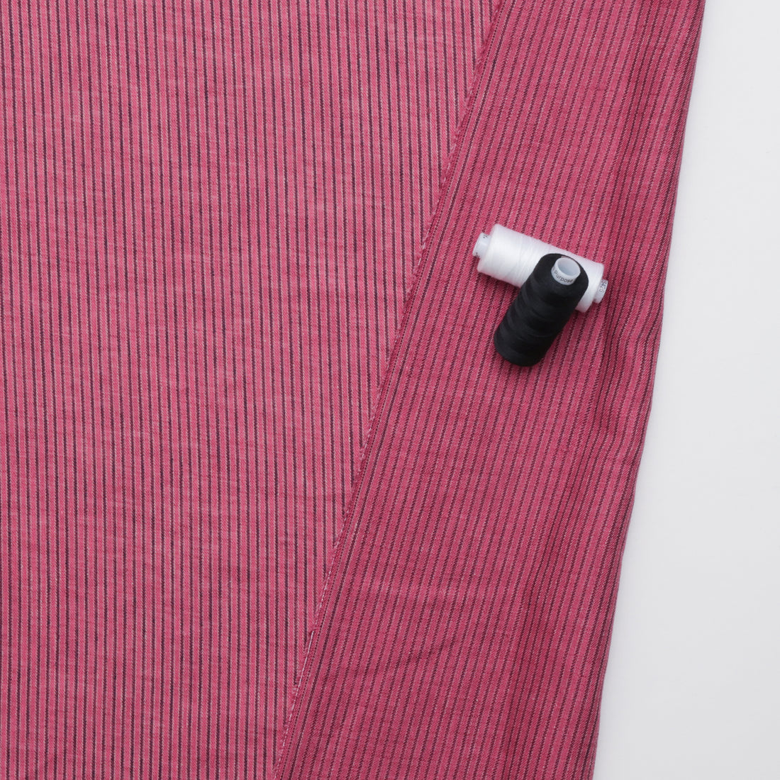 Linen Blend - Utopia - Stripe - Berry