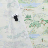 Studio E - Cotton - Classic Winnie - Map - Lt Green