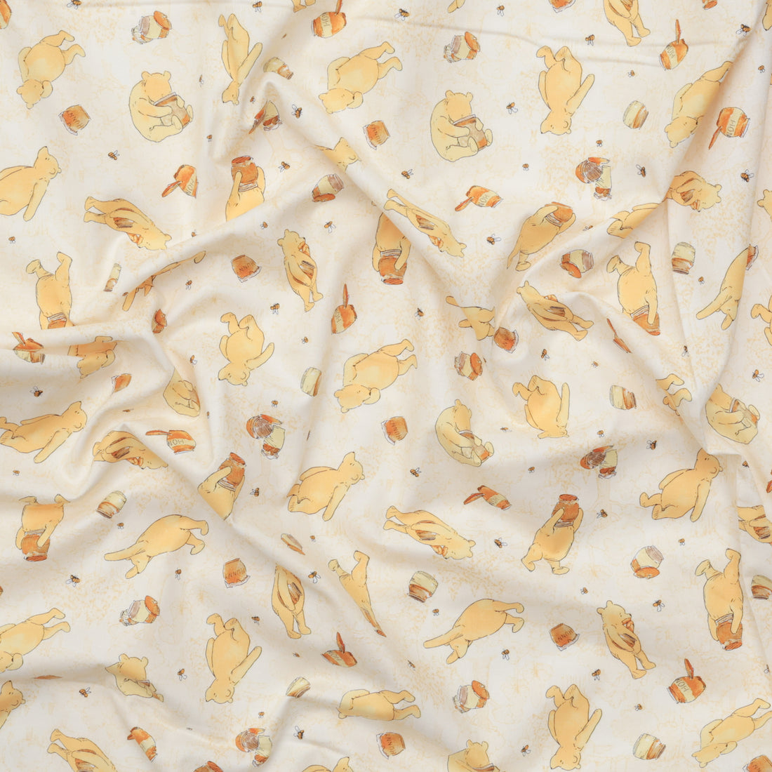 Studio E - Cotton - Classic Winnie - Bears - Yellow