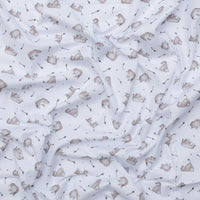 Studio E - Cotton - Classic Winnie - Donkeys - Lt Purple