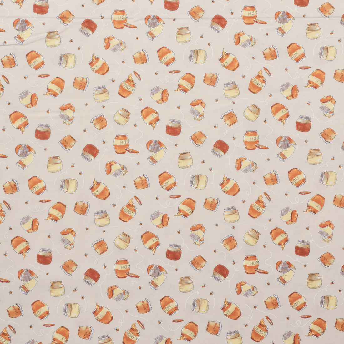 Studio E - Cotton - Classic Winnie - Honey Pots - Taupe