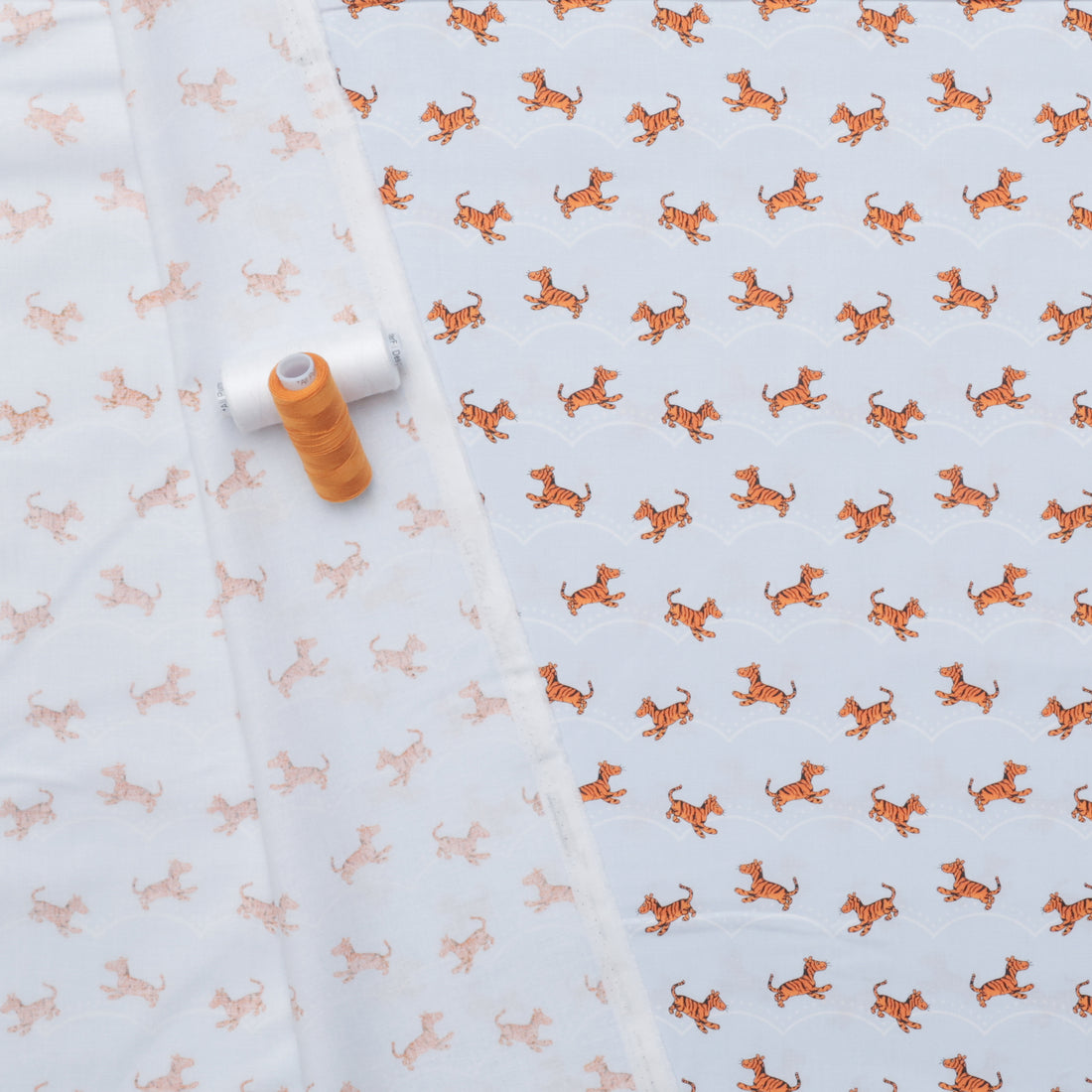 Studio E - Cotton - Classic Winnie - Tigers - Lt Blue