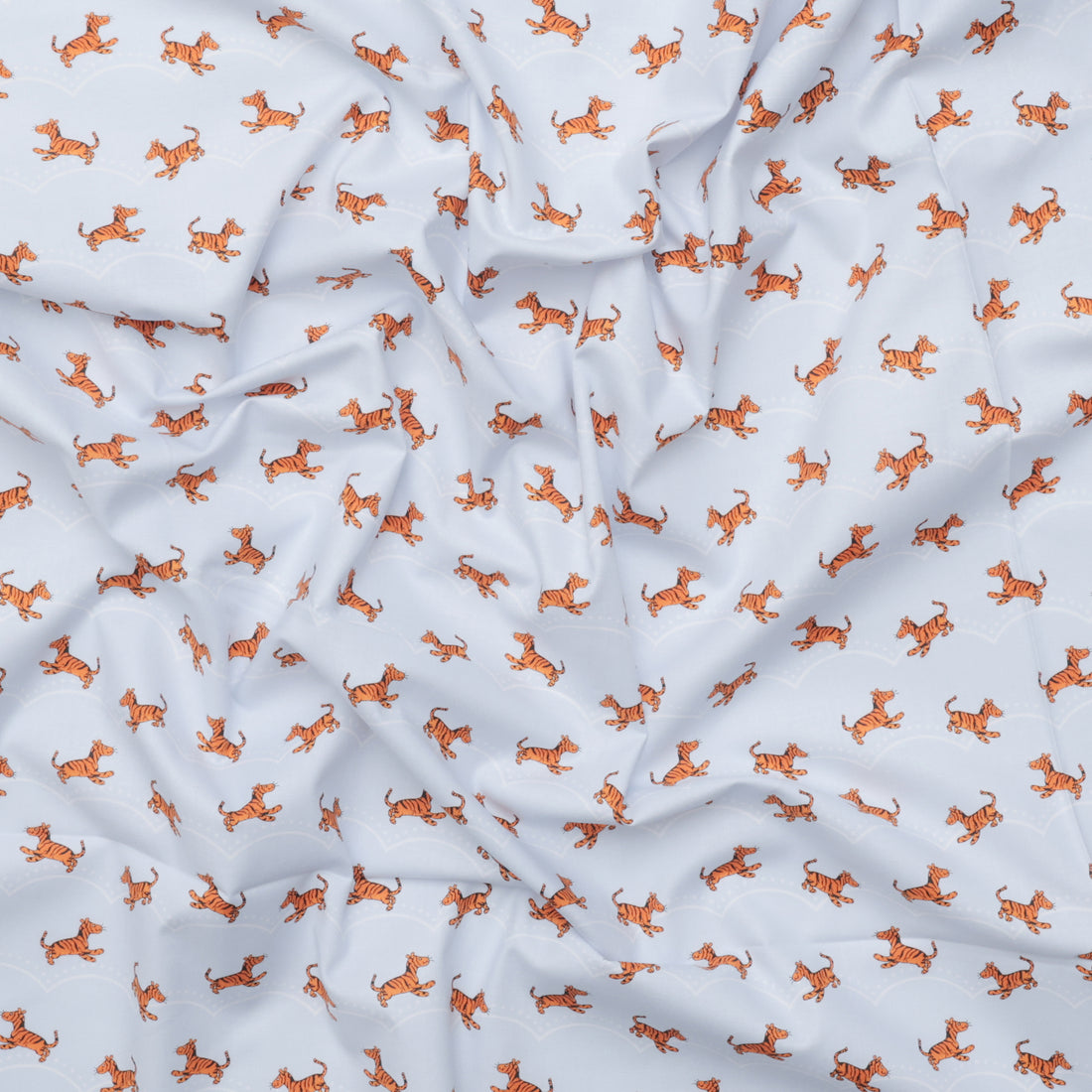 Studio E - Cotton - Classic Winnie - Tigers - Lt Blue