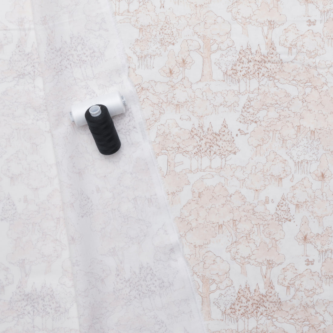 Studio E - Cotton - Classic Winnie - Forest Mono - Sepia