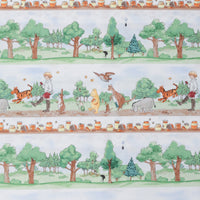 Studio E - Cotton - Classic Winnie - Stripe - Brown Green