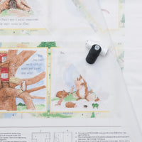 Studio E - Cotton - Classic Winnie - Book Panel - Brown Green