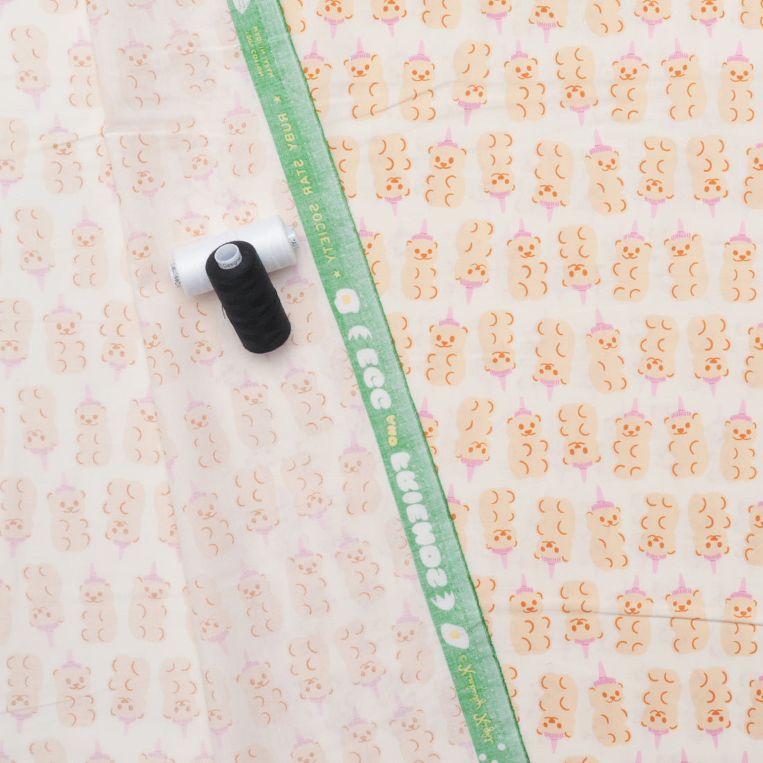 Ruby Star - Cotton - Egg And Friends - Honey Bears - Natural