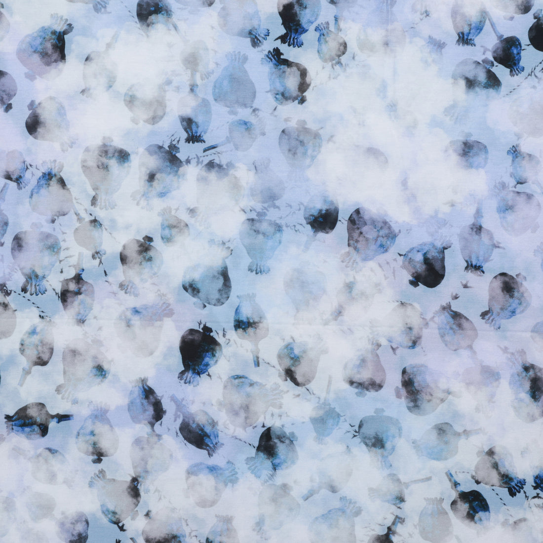 Stof - Viscose - Avalana - Jersey - Poppy - Periwinkle