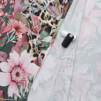 Stof - Viscose - Avalana - Jersey - Floral - Pink Green