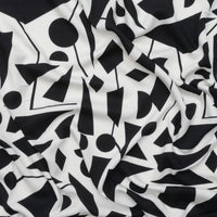 Stof - Viscose - Light and Lush Twill - Geometric - Cream