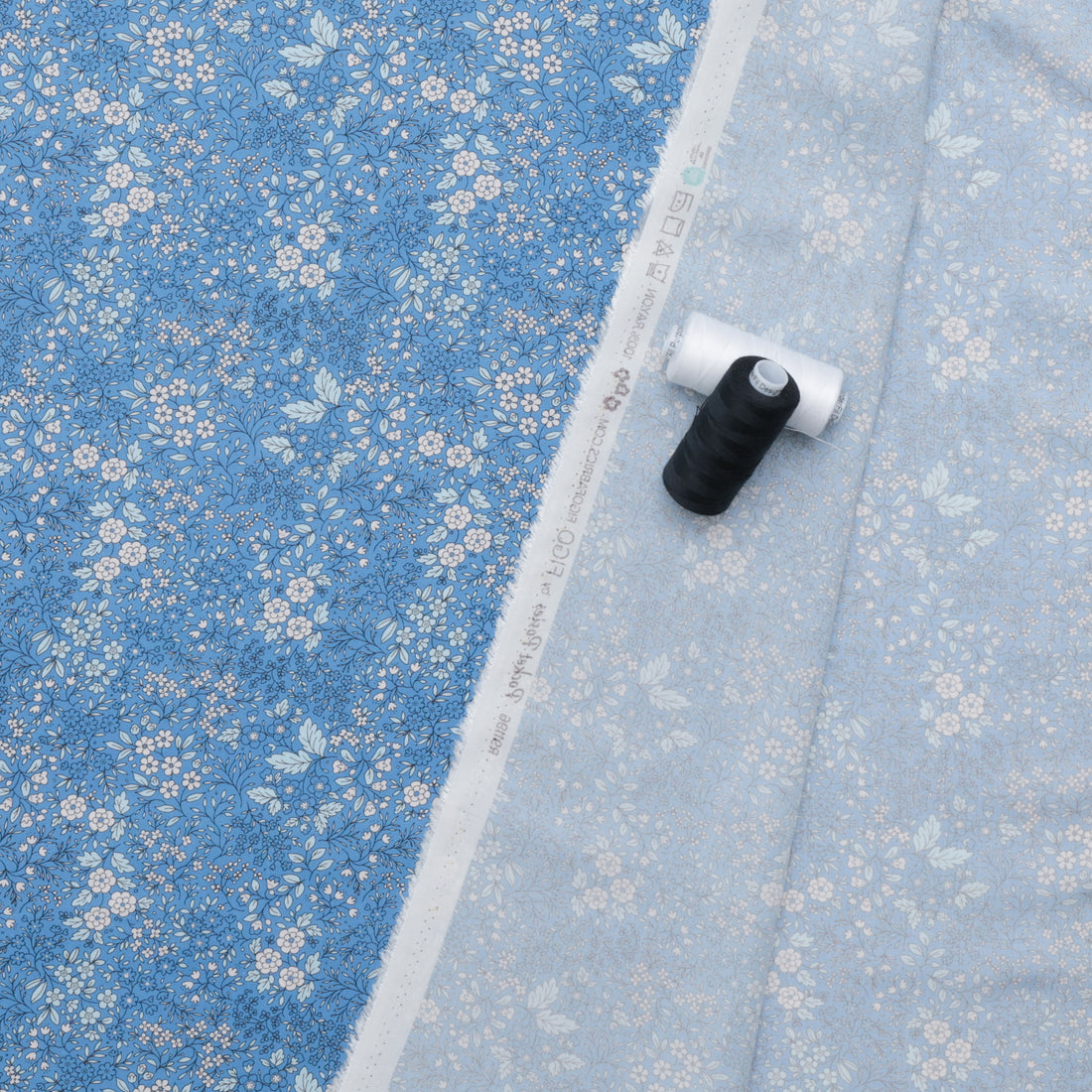 Figo - Rayon - Pocket Posies  - Prairie - Blue