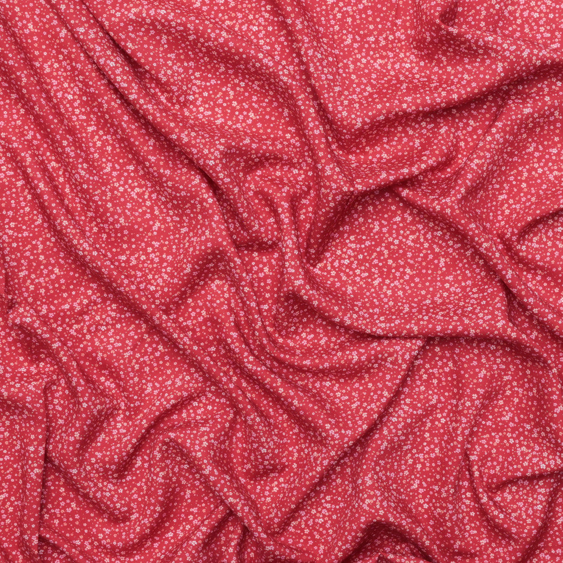 Figo - Rayon - Pocket Posies  - Petal Drift - Red