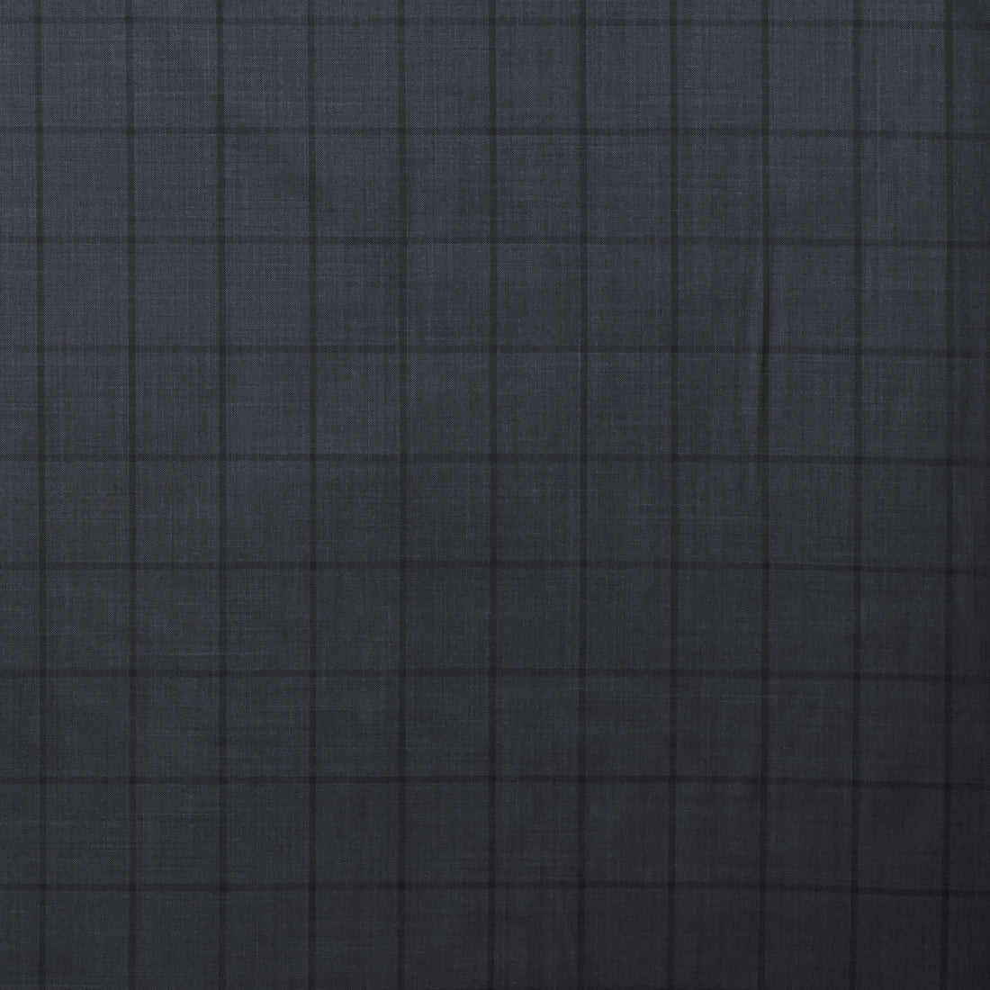 Wool Cashmere - Suiting - Plaid - Charcoal