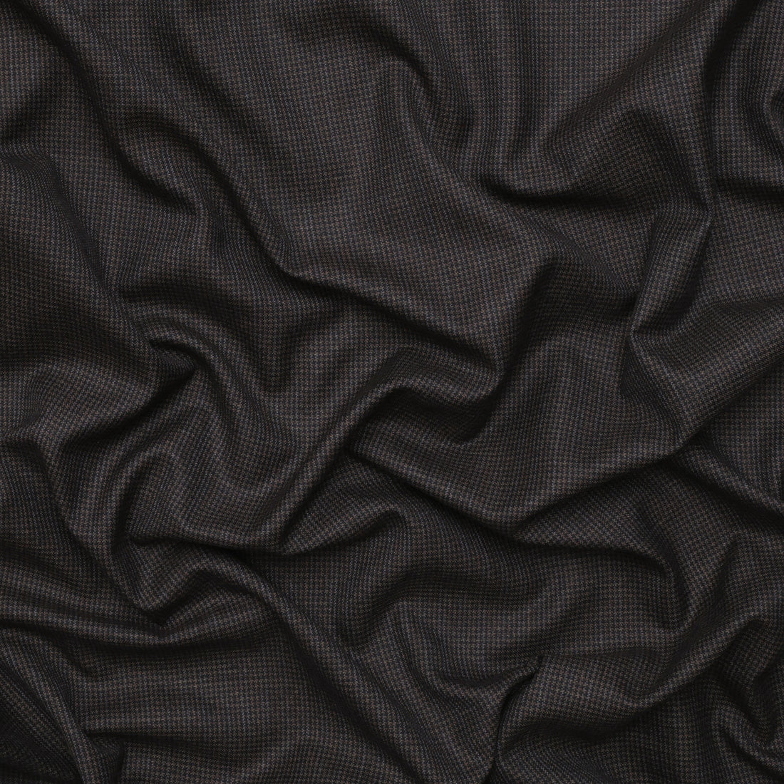 Wool Poly - Suiting - Twill - Black Chocolate