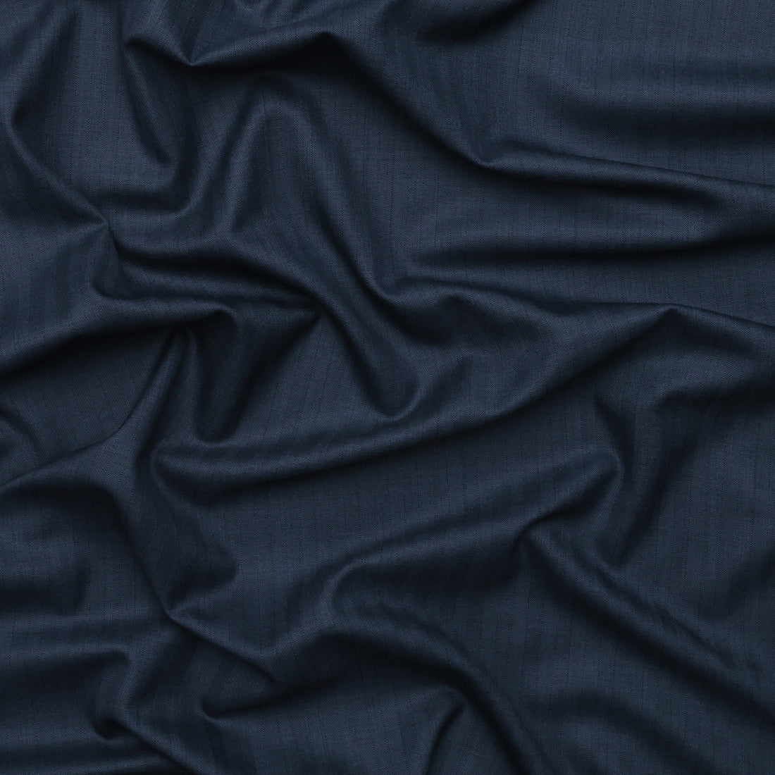 Wool Cashmere - Suiting - Herringbone - Navy